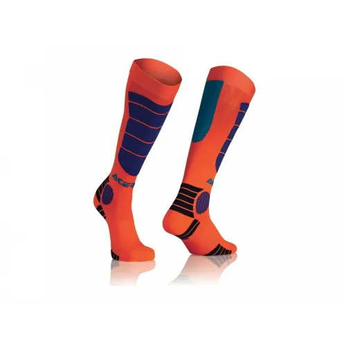 Zokni MX Impact Kid L/XL narancs-kék