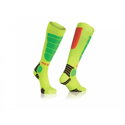 Zokni MX Impact Kid S/M sárga-zöld-narancs