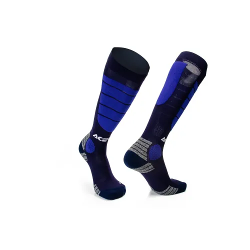 Zokni MX Impact XXL fekete-kék