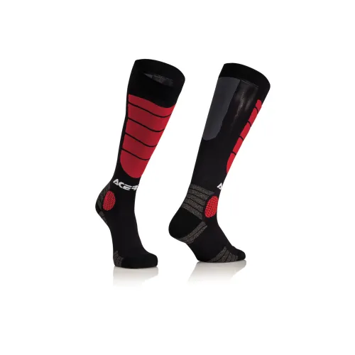 Zokni MX Impact Kid S/M fekete-piros