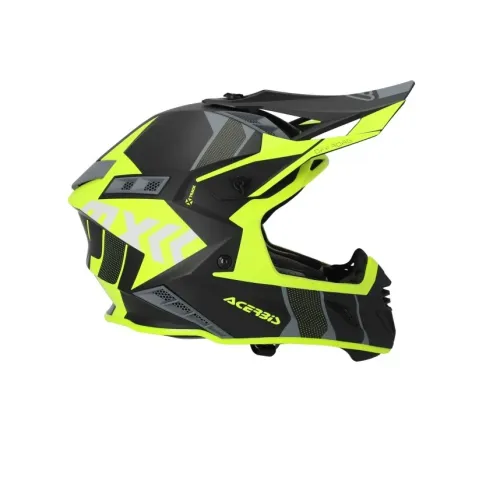 Bukósisak X-Track 22-06 XL fekete-fluo sárga