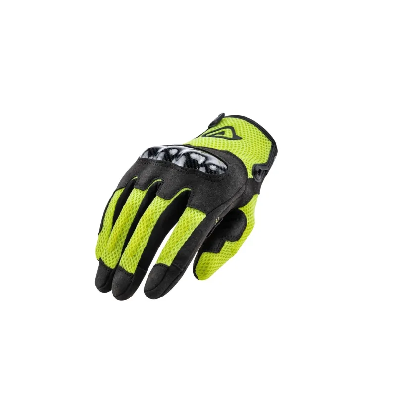 Kesztyű Ramsey My Vented - CE Level 1 3XL fekete-fluo sárga