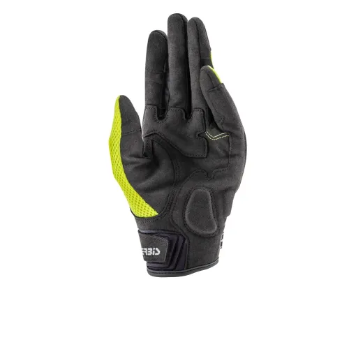 Kesztyű Ramsey My Vented - CE Level 1 3XL fekete-fluo sárga