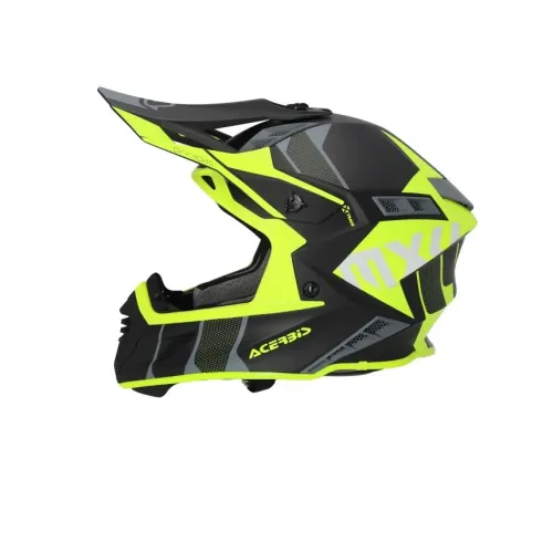 Bukósisak X-Track 22-06 M fekete-fluo sárga