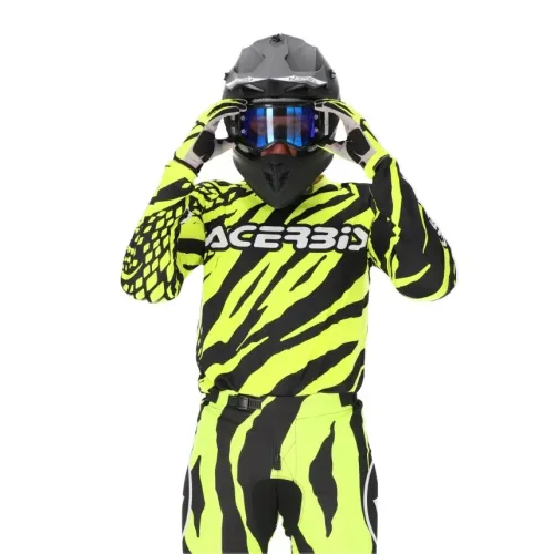 Mez MX Linear Lombok L fekete-fluo sárga
