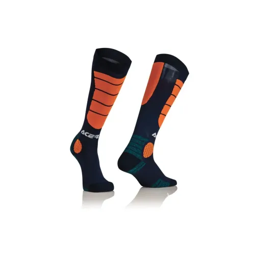 Zokni MX Impact L/XL kék-narancs