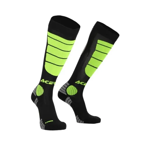 Zokni MX Impact L/XL fekete-fluo sárga