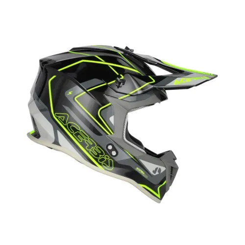 Bukósisak Linear Graphic 22-06 XL szürke-fluo sárga
