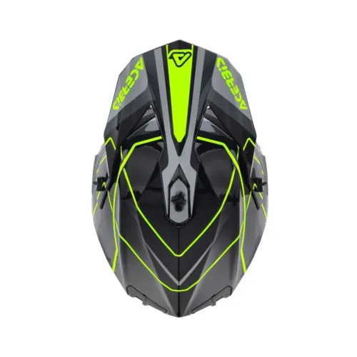 Bukósisak Linear Graphic 22-06 M szürke-fluo sárga