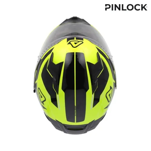 Bukósisak X-Way Graphic S fekete-fluo sárga