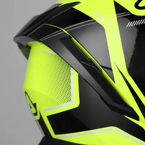 Bukósisak X-Way Graphic S fekete-fluo sárga
