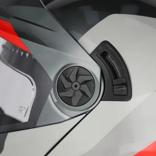 Bukósisak Rider Graphic XL szürke-piros