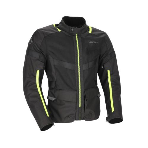 Kabát Ramsey Vented Long XXL fekete-fluo sárga