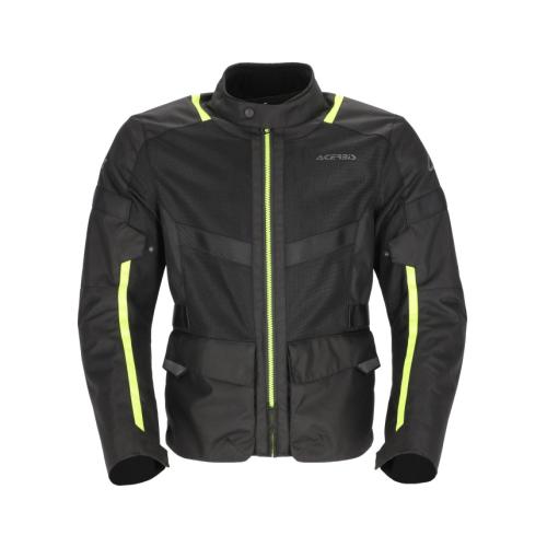 Kabát Ramsey Vented Long XL fekete-fluo sárga