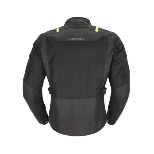 Kabát Ramsey Vented Long XL fekete-fluo sárga
