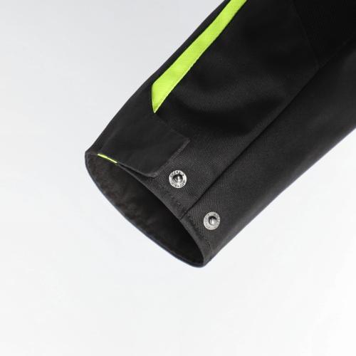 Kabát Ramsey Vented Long XL fekete-fluo sárga
