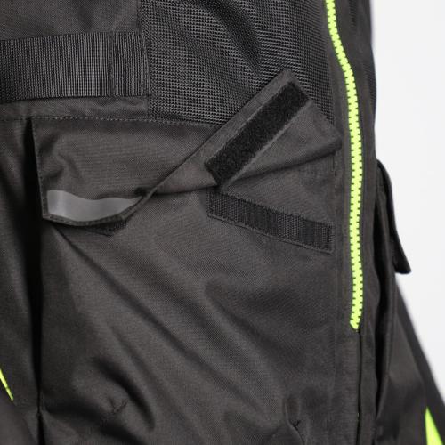 Kabát Ramsey Vented Long XL fekete-fluo sárga