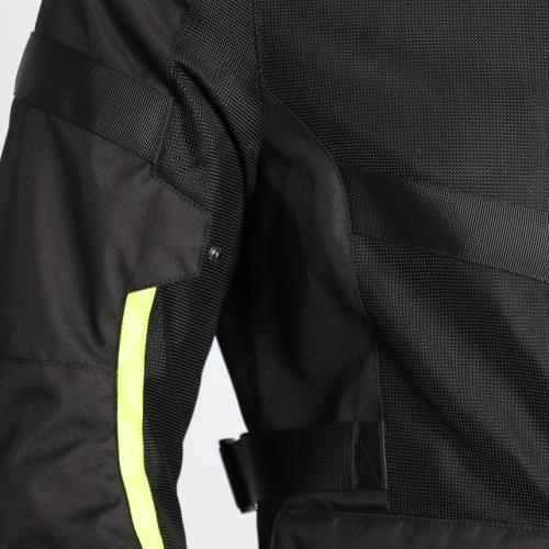 Kabát Ramsey Vented Long XL fekete-fluo sárga