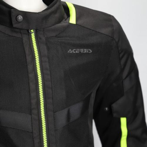 Kabát Ramsey Vented Long XL fekete-fluo sárga