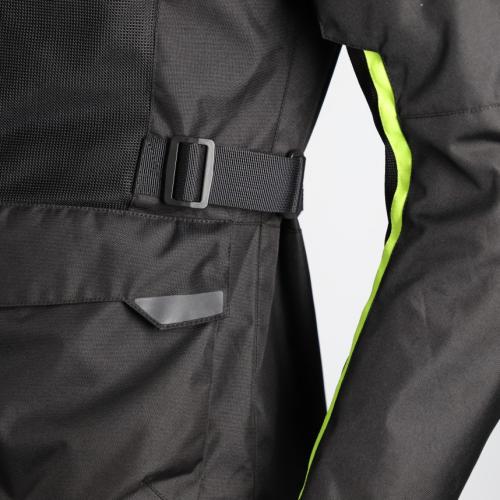 Kabát Ramsey Vented Long XL fekete-fluo sárga