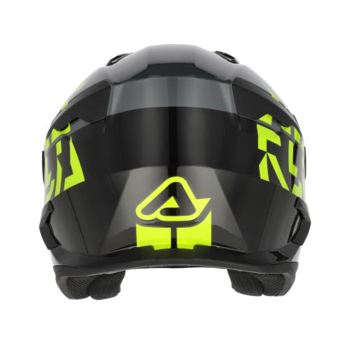 Bukósisak Jet Aria Evo Graphic M fekete-fluo sárga